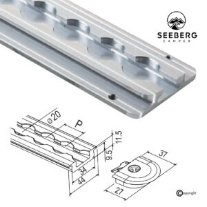 Airline-Schienen Light, 10 mm Boden