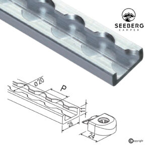Airline-Schienen Light, schmal